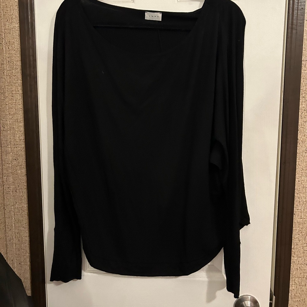 Black Long Sleeve Dolman too